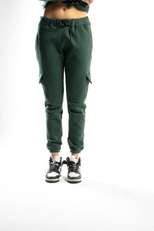 Green Sweat Pants Cargo